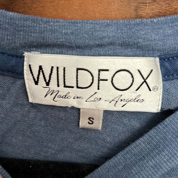 Wildfox Red Wine & Blue T Shirt - Picture 3 of 5